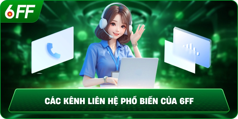 Các kênh liên hệ phổ biến của 6ff